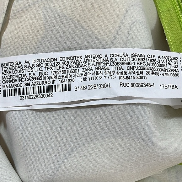 ZARA GROOVY Multi Mini Skirt Size Large NEW - Picture 7 of 9